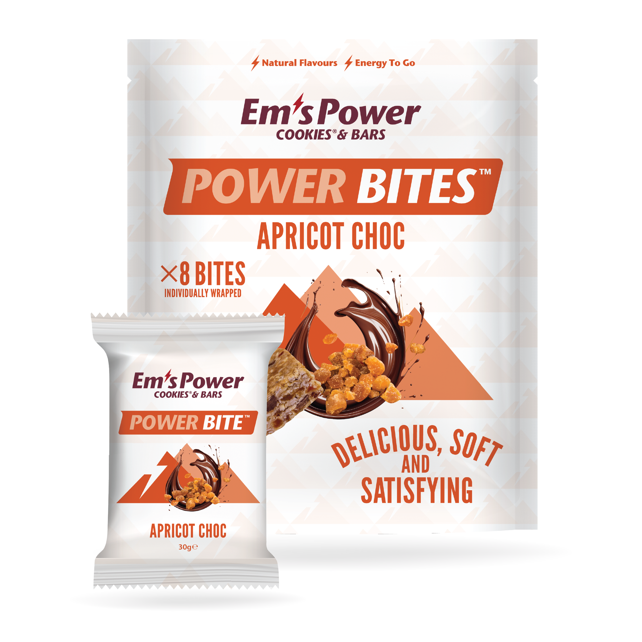 Apricot Choc Em's Power Bites 8 Pack – Munchtime
