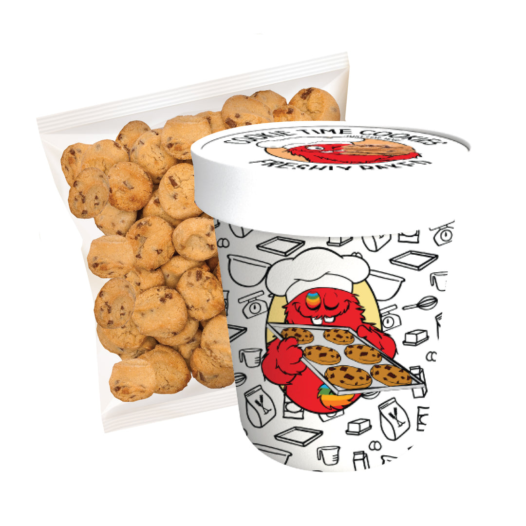 Cookie Time Pottle with 275g Salted Caramel Bite Size Cookies – Munchtime