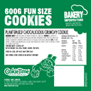 600g Plant Based Chocalicious Crunchy Fun Size Cookies - Bakery Imperfections