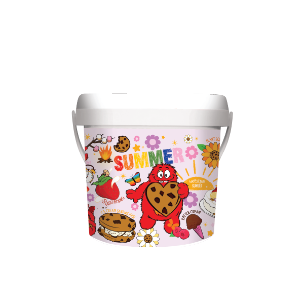 1L Gluten Free Strawberries & Cream Cookies Bucket