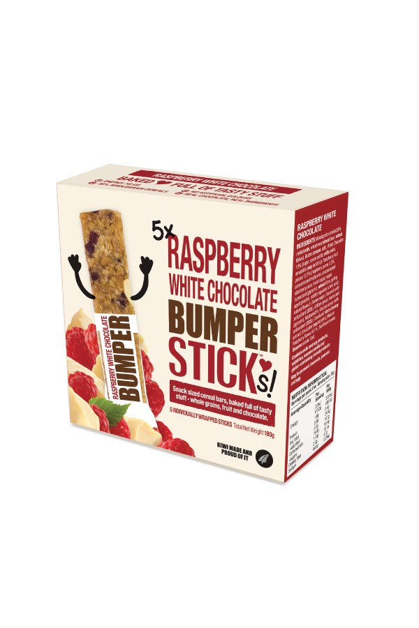 Raspberry White Chocolate Bumper Sticks 5 Pack