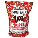 1KG Family Pack Of Triple Chocolate Rookie Cookies