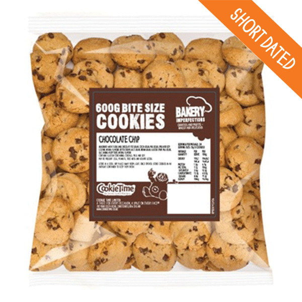600g Chocolate Chip Bite Size Cookies - Bakery Imperfections