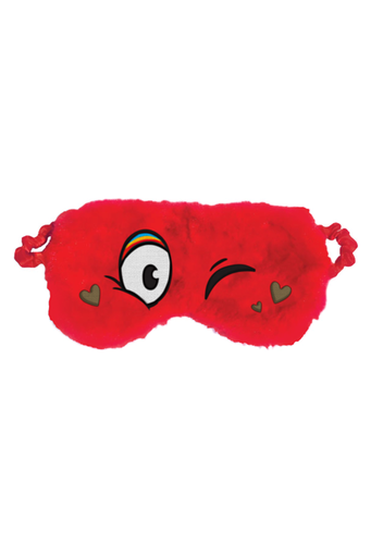 Red Cookie Muncher Eye Mask