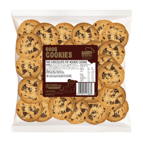 600g Chocolate FIX Rookie Cookies - Bakery Imperfections