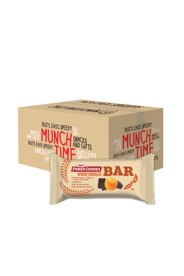 Corporate - Full Carton Em's Apricot Chocolate Bar (80 units)
