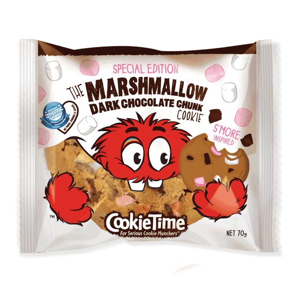 Special Edition Marshmallow Dark Chocolate Chunk 70g Cookie
