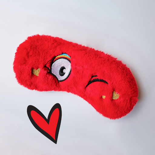 [COOTSMAR] Red Cookie Muncher Eye  Mask