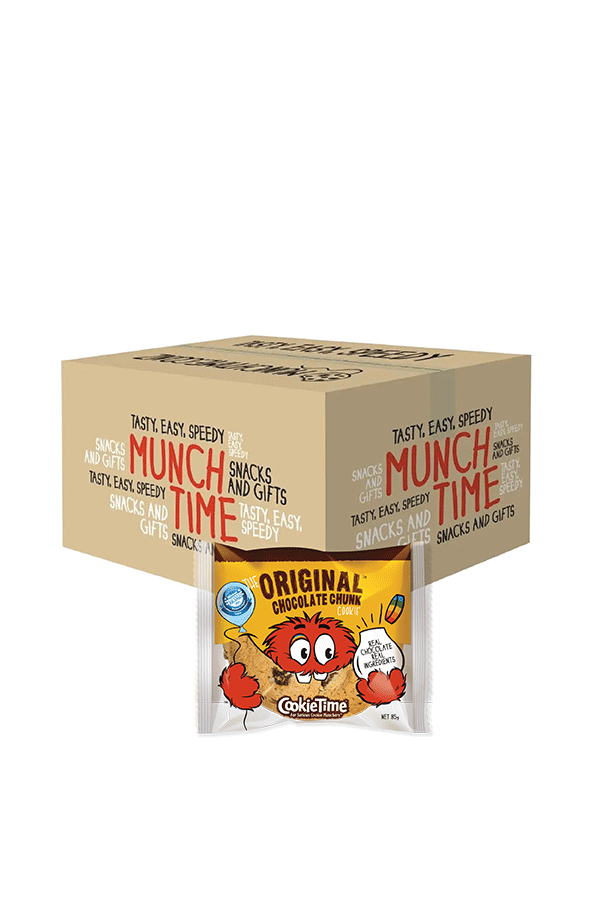 Corporate - Full Carton (120 units) of Original Chocolate Chunk 85g Cookies