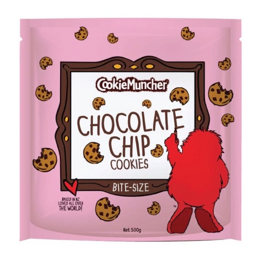 Corporate - Full Carton (15 units) of 500g Bag of Original Chocolate Chip Bite Size Cookies