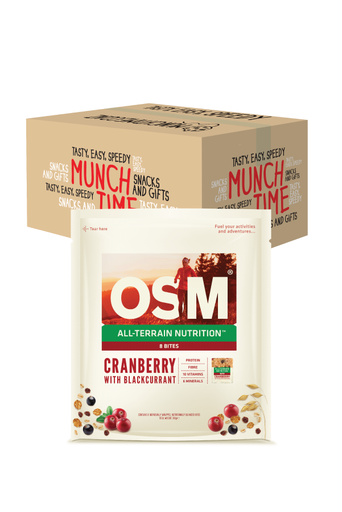Corporate - Full Carton OSM Cranberry and Blackcurrant 8 Pack Bites (30 units)