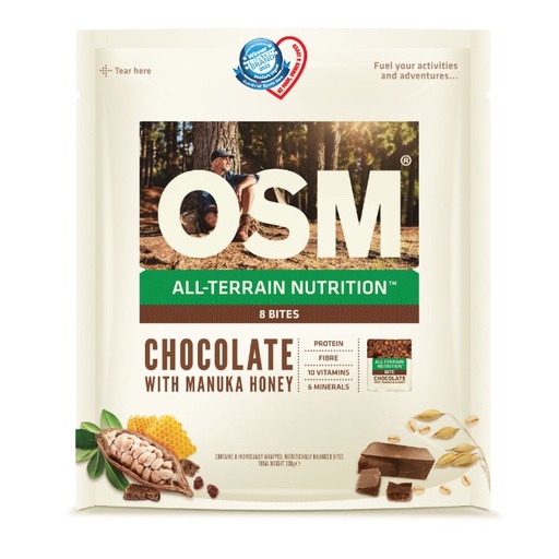 Corporate - Full Carton OSM Chocolate and Manuka 8 Pack Bites (30 units)