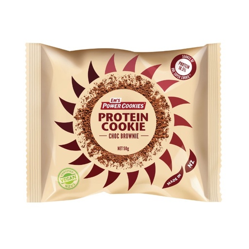 Corporate - Full Carton Em's Chocolate Brownie Protein Cookie (96 units)