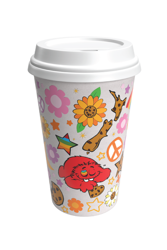 [BAMCUPSTI] Stickers Cookie Muncher Bamboo Cup