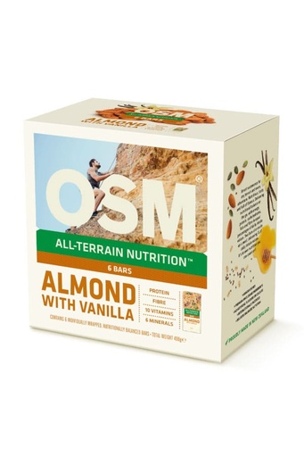 Corporate - Full Carton OSM Almond and Vanilla 6 Bar Box (12 units)